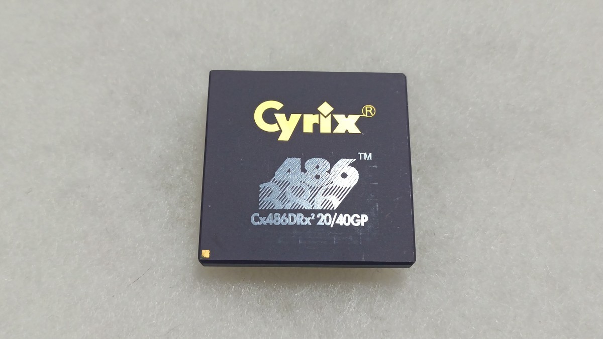 Cyrix Cx486DRx2 20/40GP 20/40MHz i386互換 CPU 動作確認済み 送料無料 ②_画像1