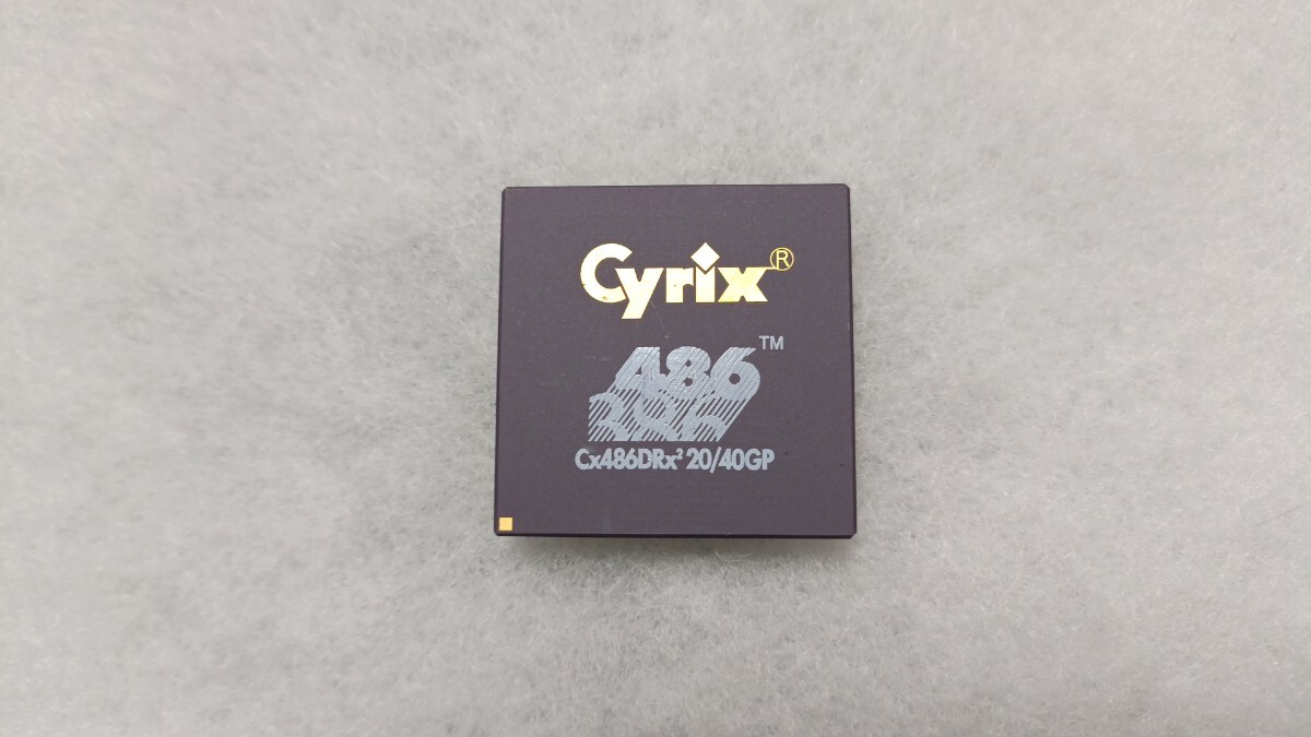 Cyrix Cx486DRx2 20/40GP 20/40MHz i386互換 CPU 動作確認済み 送料無料 ②の画像1