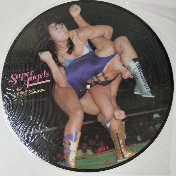 45847★美盤 Supergels / WOMEN'S WRESTLING ALL JAPAN ★ピクチャー盤の画像4