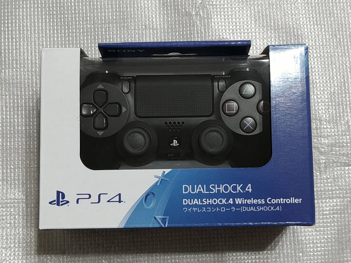 ☆美品☆ デュアルショック４ ワイヤレス コントローラー ( DUALSHOCK 4 ) ブラック black PS4の画像1