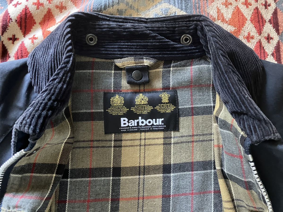 【美品】バブアー SL ビデイル 38 ネイビー ジャケット マウンテンパーカー Barbour ビューフォート ボーダー 英国製 ダーハム ベイハム_画像5