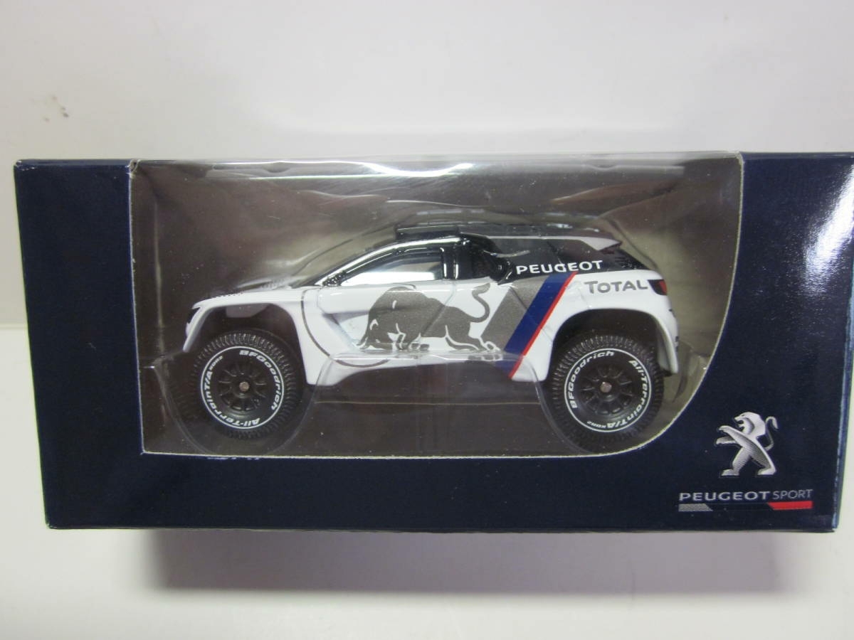 ★超レア稀少★PEUGEOT プジョー 3008 DKR★ミニカー★モノトーン　レッドブル★ NOREVノレブ社製★白黒★新品・未使用品★1/64スケール★_画像1