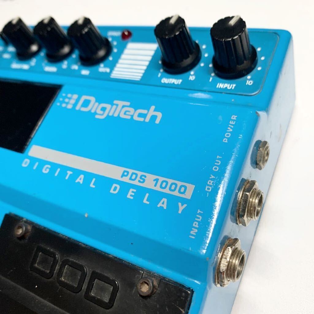 レアエフェクター 動作品 DigiTech DOD PDS 1000 Digital Delay デジテック デジタルディレイ ビンテージ ジョンフルシャンテ MADE IN USA_画像2