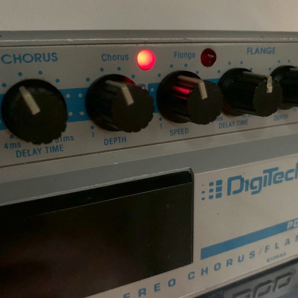 レアエフェクター 動作品 DigiTech DOD PDS 1700 Digital Stereo Chorus Flanger デジテック コーラスフランジャー ビンテージ MADE IN USA_画像8