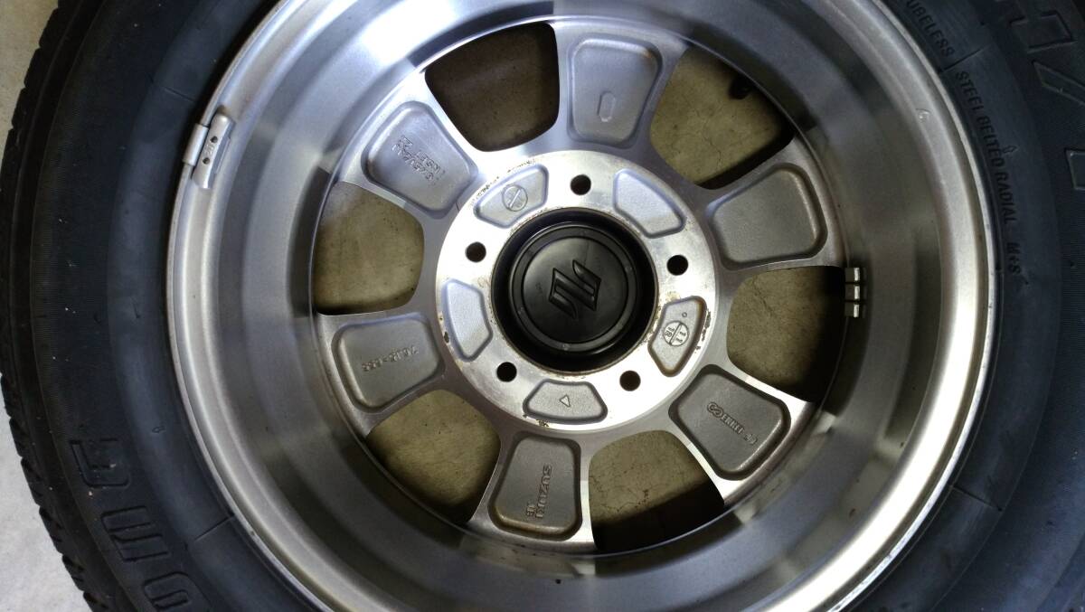 GWセール ジムニー JB23 純正 タイヤ ホイール 二本セット R_裏側は汚れがあります。