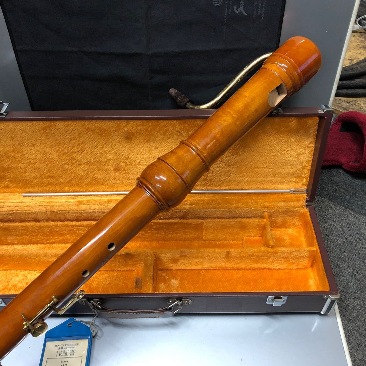 ZEN-ON RECORDER Bass 5100B ゼンオンバスリコーダー中古 Yahoo!オークション - ZEN-ON バスリコーダー 木製 管楽器 ZEN