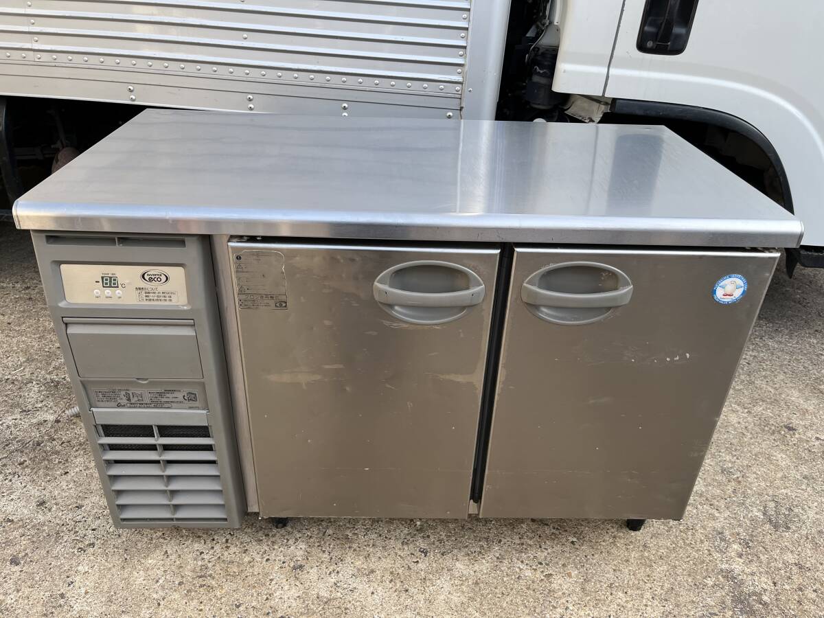 2016年製 フクシマ工業 台下冷蔵庫 コールドテーブル AYC-120RM-F 横120cm 奥行き60cm 241L 福島 業務用冷蔵庫の画像1
