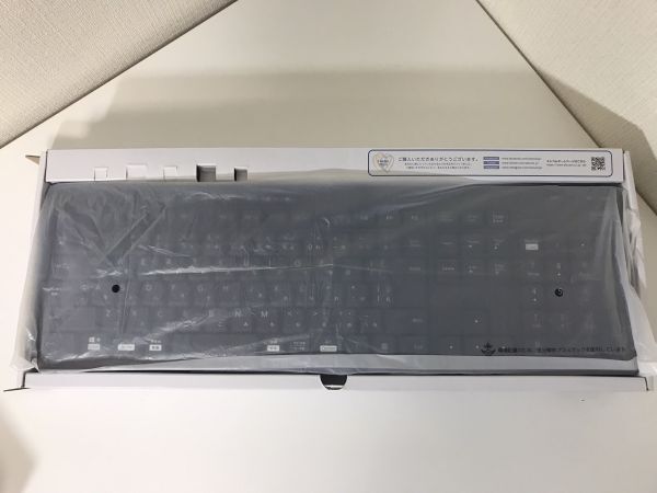 送料無料 新品同様 エレコム ワイヤレスキーボード TK-FFBM03SKBK ブラック KZN220629013_画像3