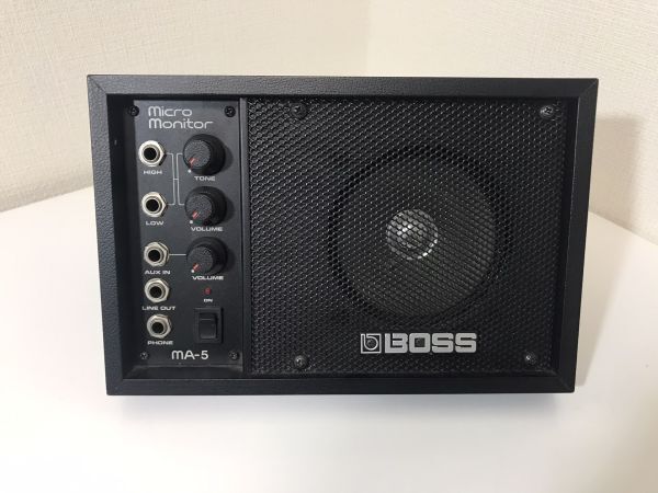 【中古】希少 正常動作品 ROLAND BOSS MA-5 Micro Monitor 5W マイクロモニター KSE220825003_画像1