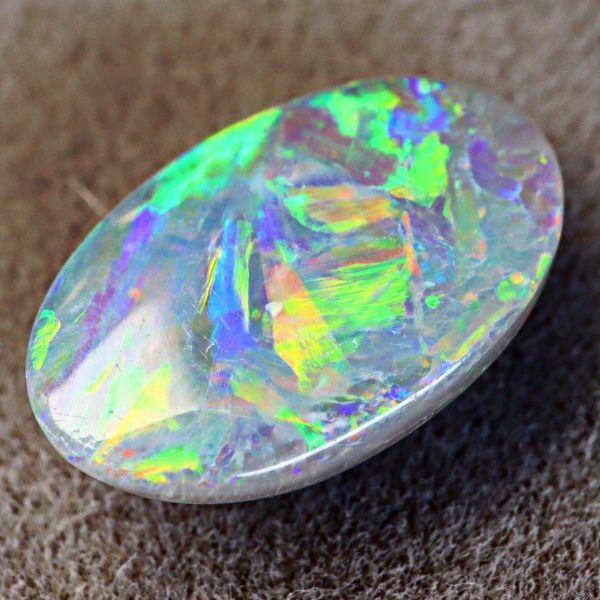 1.160ct 天然ブラックオパール オーストラリア 最高品質 遊色抜群〔Australia Black opal 宝石 ルース 天然 jewelry natural loose〕_画像1