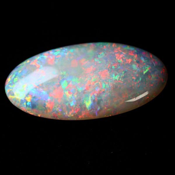 4.100ct 天然ホワイトオパール オーストラリア 最高品質 遊色抜群〔Australia White opal 宝石 jewelry natural ナチュラル loose ルース〕_画像4