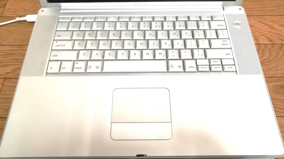 ＜314H100＞PowerBook G4 15インチ Alminium PowerBook5,8（1.67GHz/512MB/80GB/DVDマルチ/USキー/10.4.11/9.2.2クラシック環境）_画像5