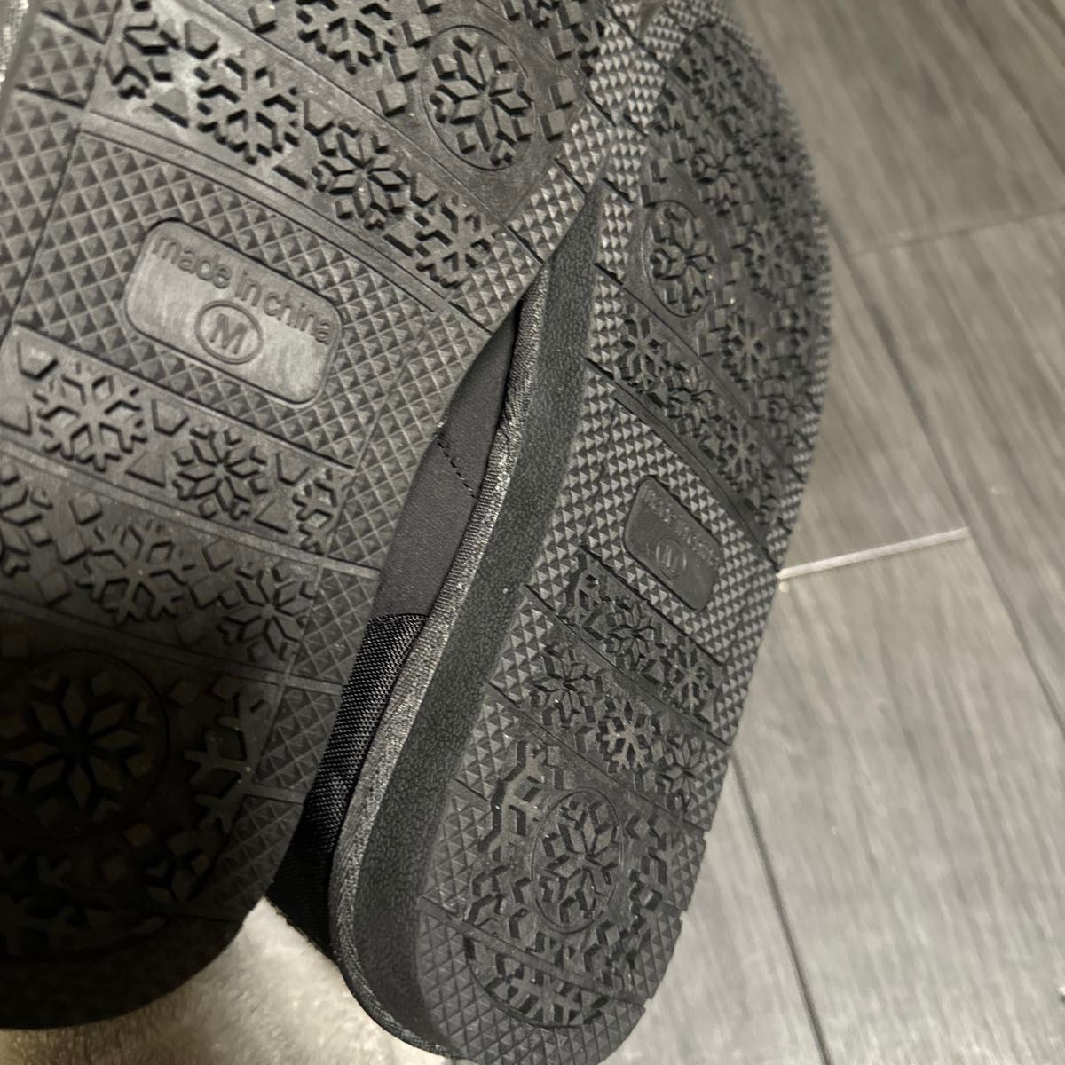 moz ブーツ　ボア　インヒール　防滑　はっ水　モズ　公式　タグ付き　新品未使用