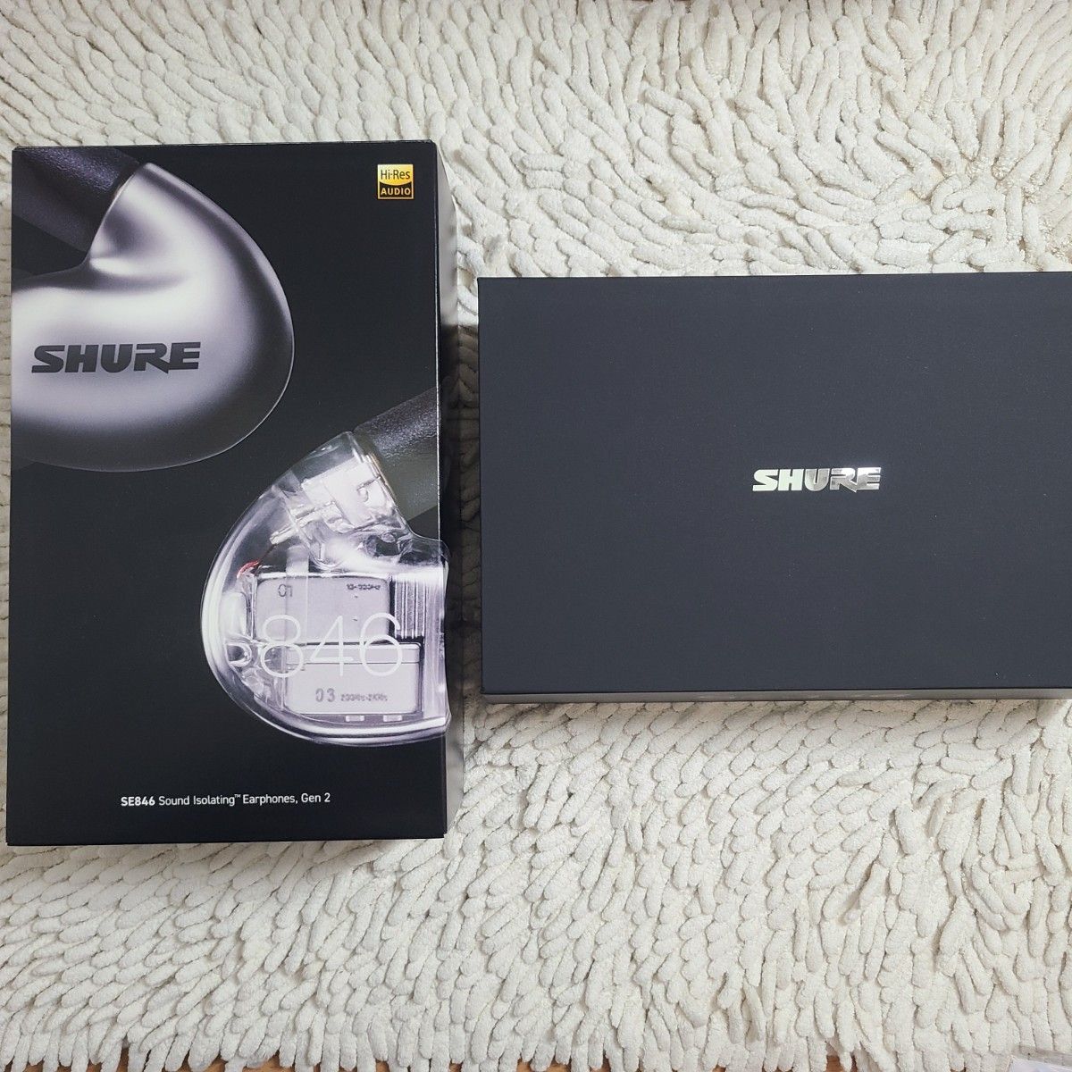 SE846 第2世代 eイヤホン購入 グラファイトシルバー 外箱あり SHURE 程度良好