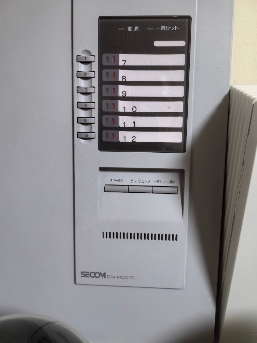 SECOM PO-W0271/CN-P0010//2018 year security camera /DV-C0080,2 pcs insertion. used present condition electrification verification 