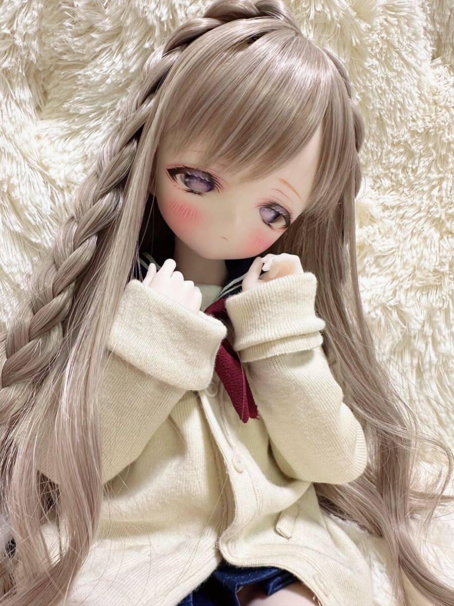 *くろまめ* DDH-01 sw肌 ボークス カスタムヘッド パテ盛り難あり おまけディーラー様製アイ _画像7