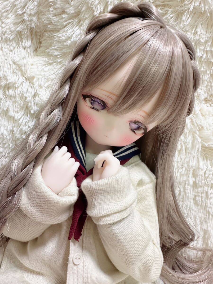 *くろまめ* DDH-01 sw肌 ボークス カスタムヘッド パテ盛り難あり おまけディーラー様製アイ _画像4