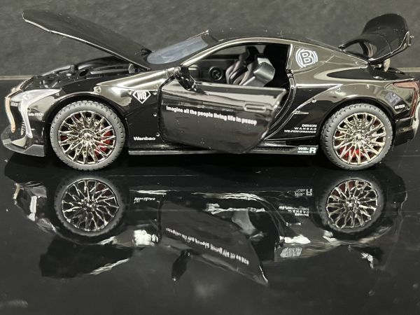 レクサス LEXUS LC500 ブラック ミニカー 1/32　H137_画像10