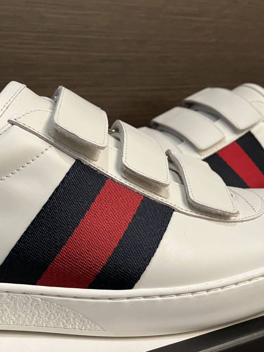 GUCCI スニーカー 9 5 (27 5-28) Ace シェリーラインベルクロ GUCCI スニーカー 9 5 (27 5-28) Ace シェリーラインベルクロ