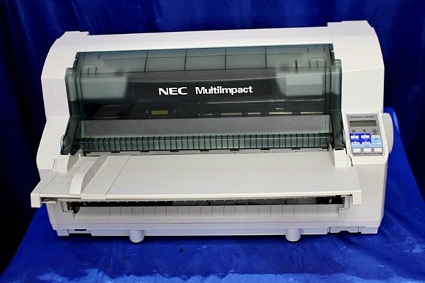 複写枚数最大9枚/現行モデル NEC/ドットプリンタ マルチインパクト ★PR-D700JEN/MultiImpact 700JEN★LAN対応★前後トレイ付 の画像1