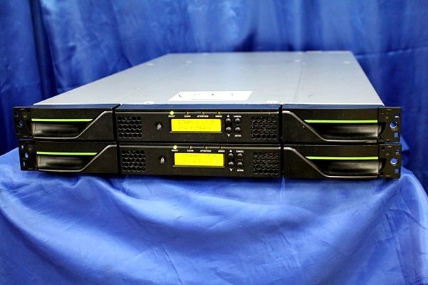 2台セット Fujitsu/富士通 テープ・ライブラリ ETERNUS ◆LT20 S2/LTO6ドライブ各1基搭載◆49783Y