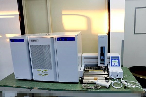 日東精工 微量硫黄分析装置　TS-2100V(VERTICAL FURNACE VF-210+オ-トサンプラ- ASC-250L+SULFER DETECTOR SD-210)★　　49955Y_画像1