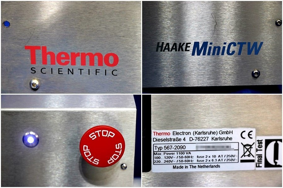 Thermo Scientific HAAKE MiniCTW マイクロコニカル二軸スクリューコンパウンダー 49896Y_画像4
