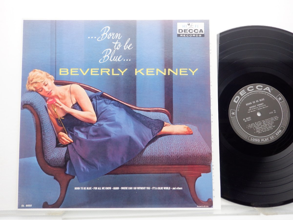 Beverly Kenney「Born To Be Blue」LP（12インチ）/Decca(DL 8850)/ジャズ_画像1