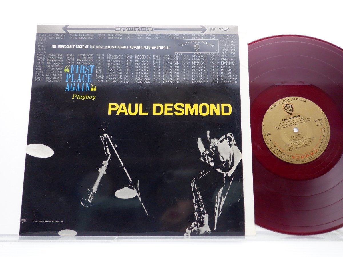 Paul Desmond「First Place Again Playboy」LP（12インチ）/Warner Bros. Records(BP-7249)/ジャズ_画像1