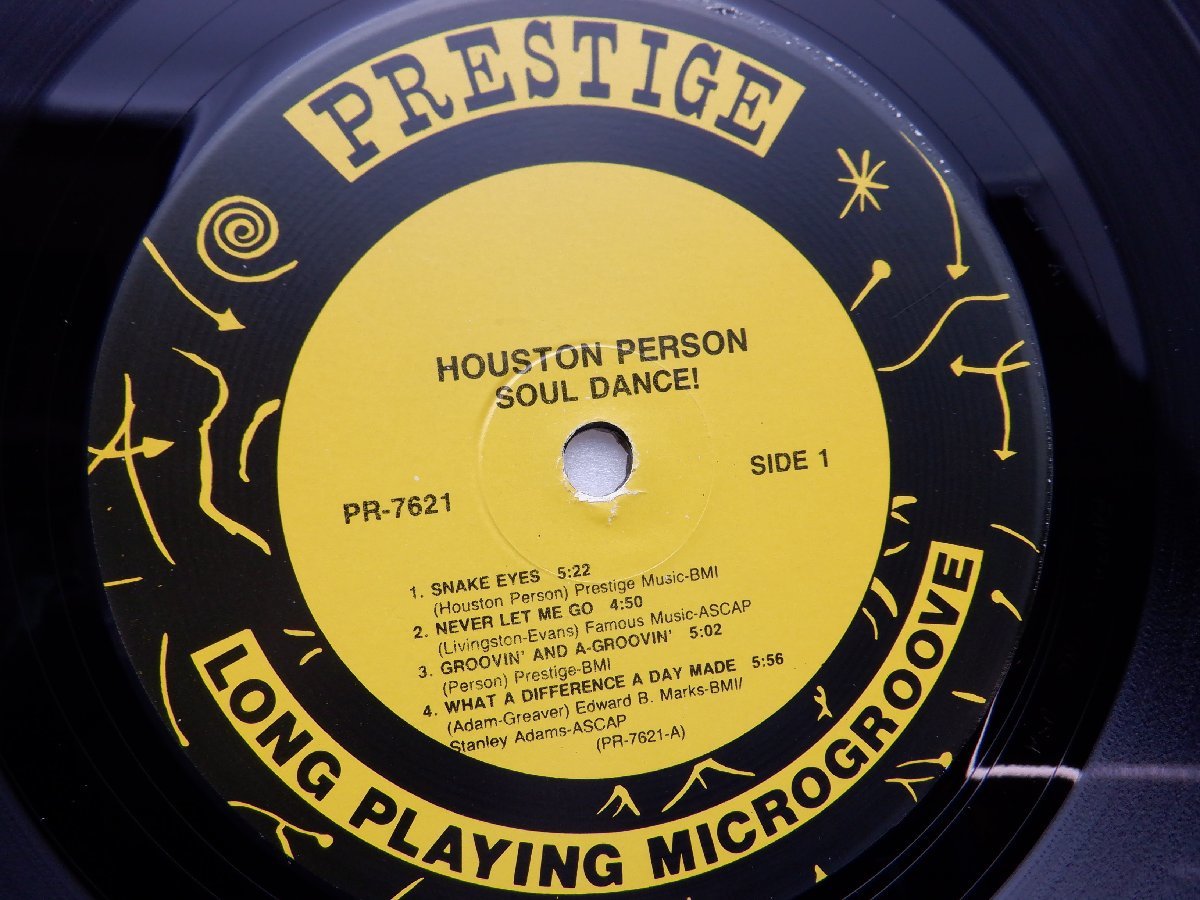 Houston Person「Soul Dance!」LP（12インチ）/Prestige(PR 7621)/ジャズ_画像2