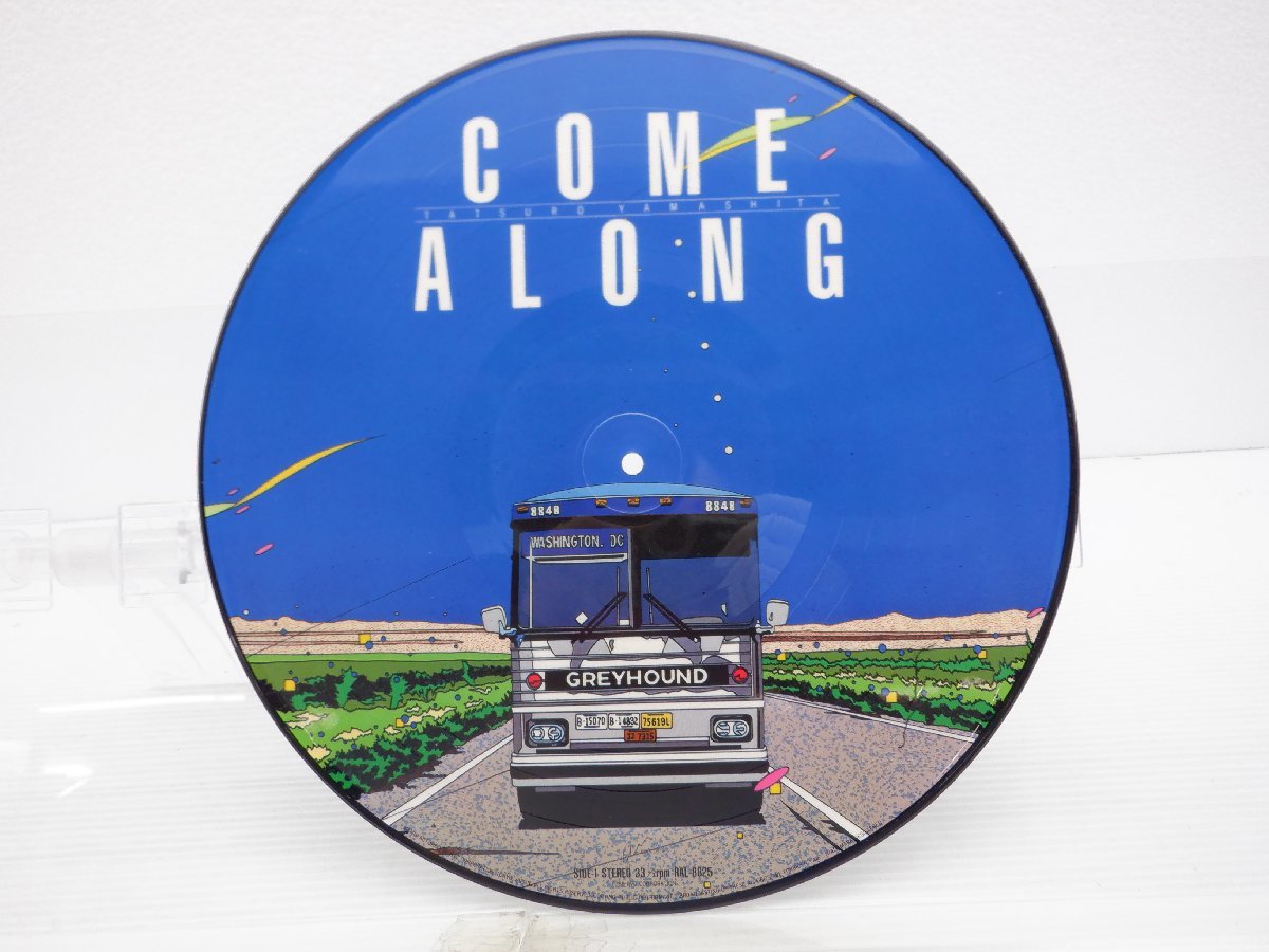 【ピクチャーレコード/帯付】山下達郎「Come Along」LP（12インチ）/Air Records(RAL-8825)/シティポップ_画像4