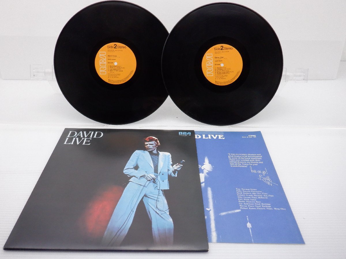 David Bowie(デビッド・ボウイー)「David Live(デビッド・ライブ)」LP（12インチ）/RCA(RCA-9105~06)/Rock_画像1