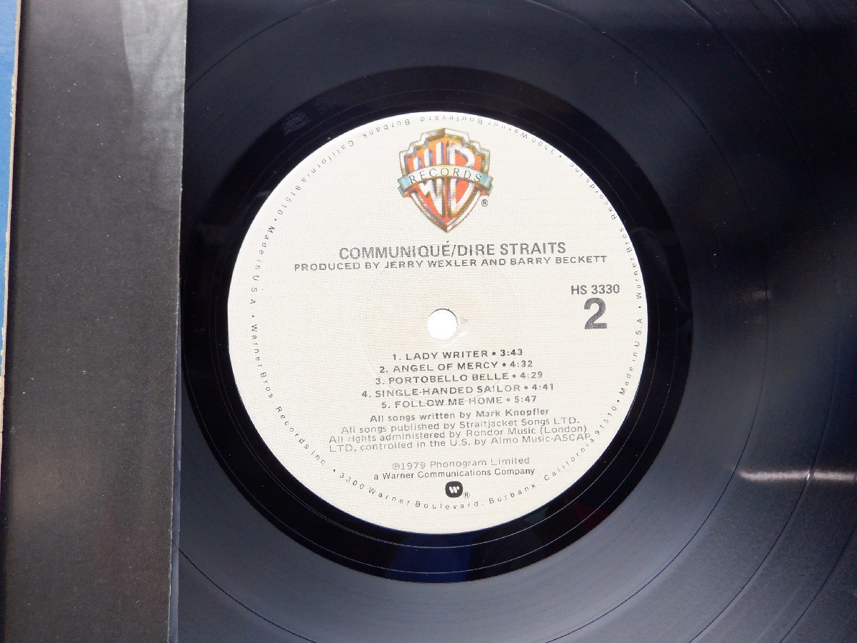 Dire Straits(ダイアー・ストレイツ)「Communique」LP（12インチ）/Warner Bros. Records(HS 3330)/Rock_画像2