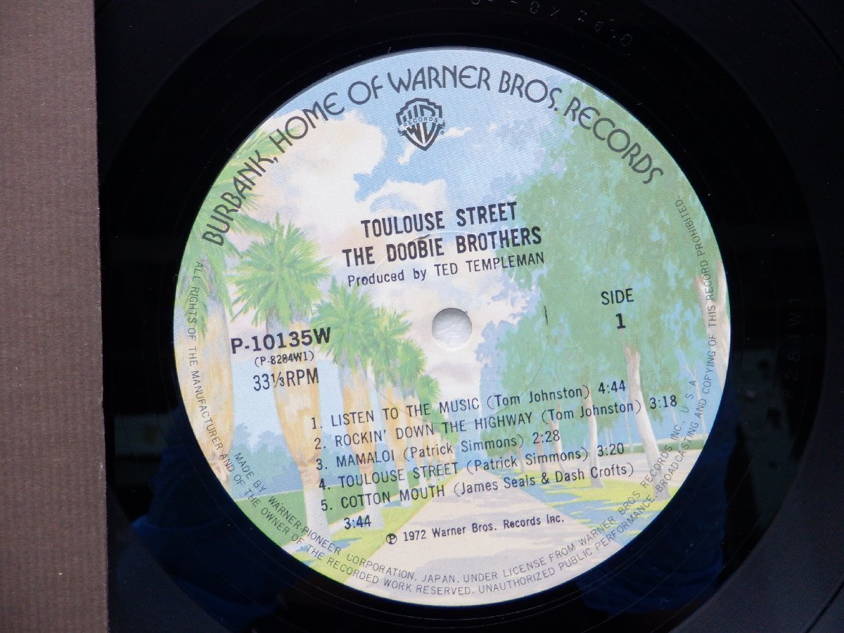 The Doobie Brothers(ドゥービー・ブラザーズ)「Toulouse Street」LP（12インチ）/Warner Bros. Records(P-10135W)/Rock_画像2