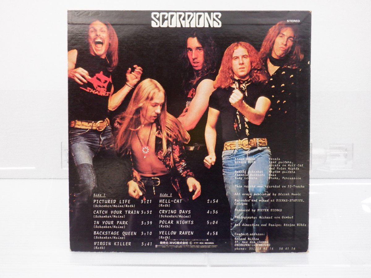 Scorpions(スコーピオンズ)「Virgin Killer(ヴァージン・キラー)」LP（12インチ）/RCA(RVP-6155)/洋楽ロック_画像2