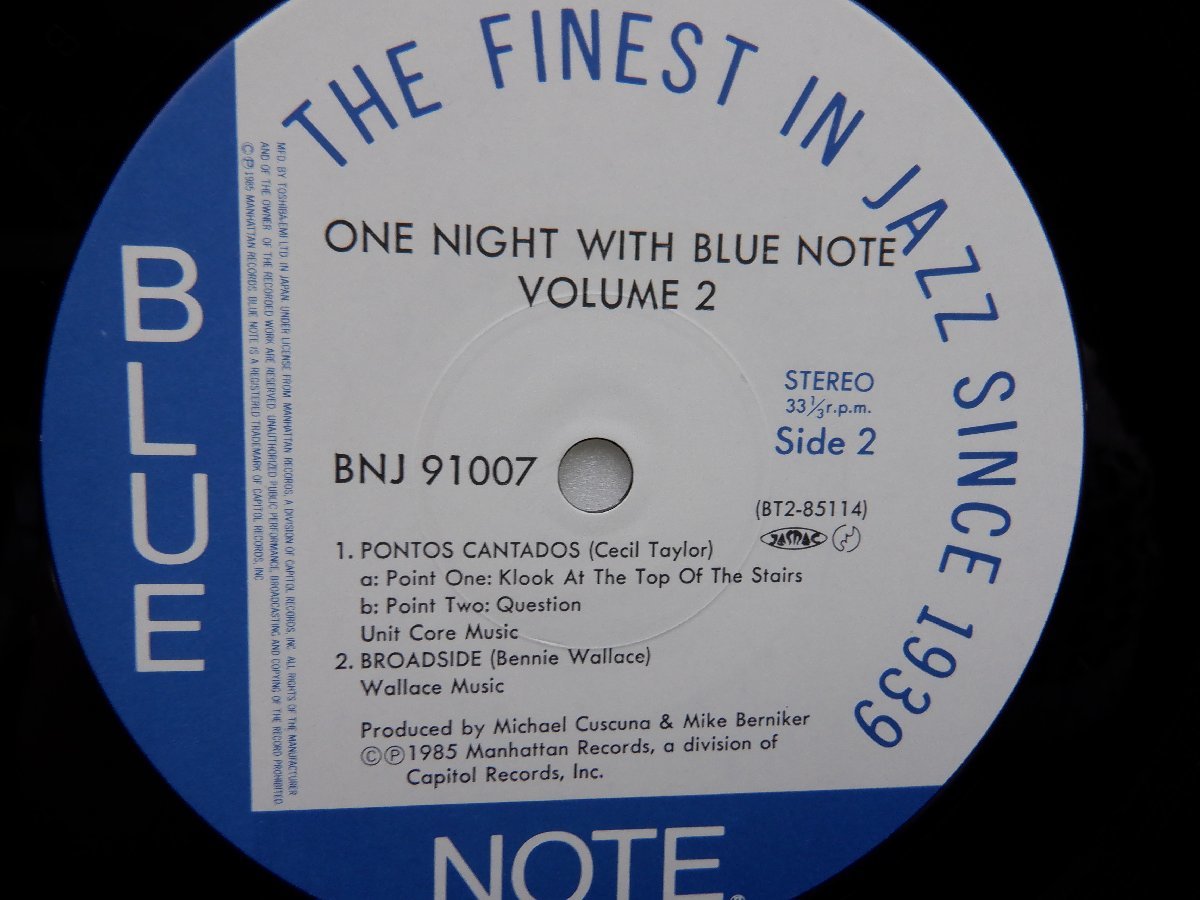 Various「One Night With Blue Note Volume 2」LP（12インチ）/Blue Note(BNJ-91007)/ジャズ_画像2