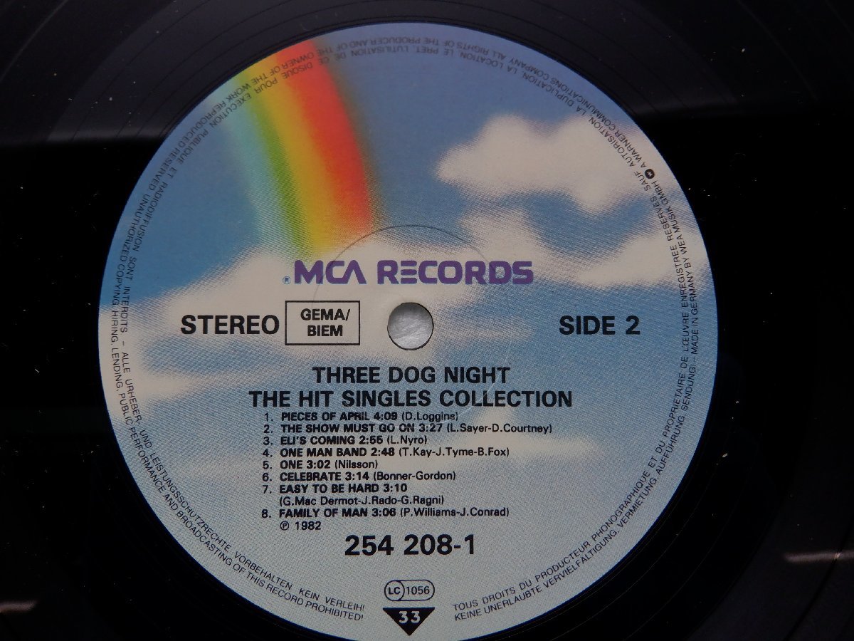 Three Dog Night「The Hit Singles Collection」LP（12インチ）/MCA Records(254 208-1)/洋楽ロック_画像2