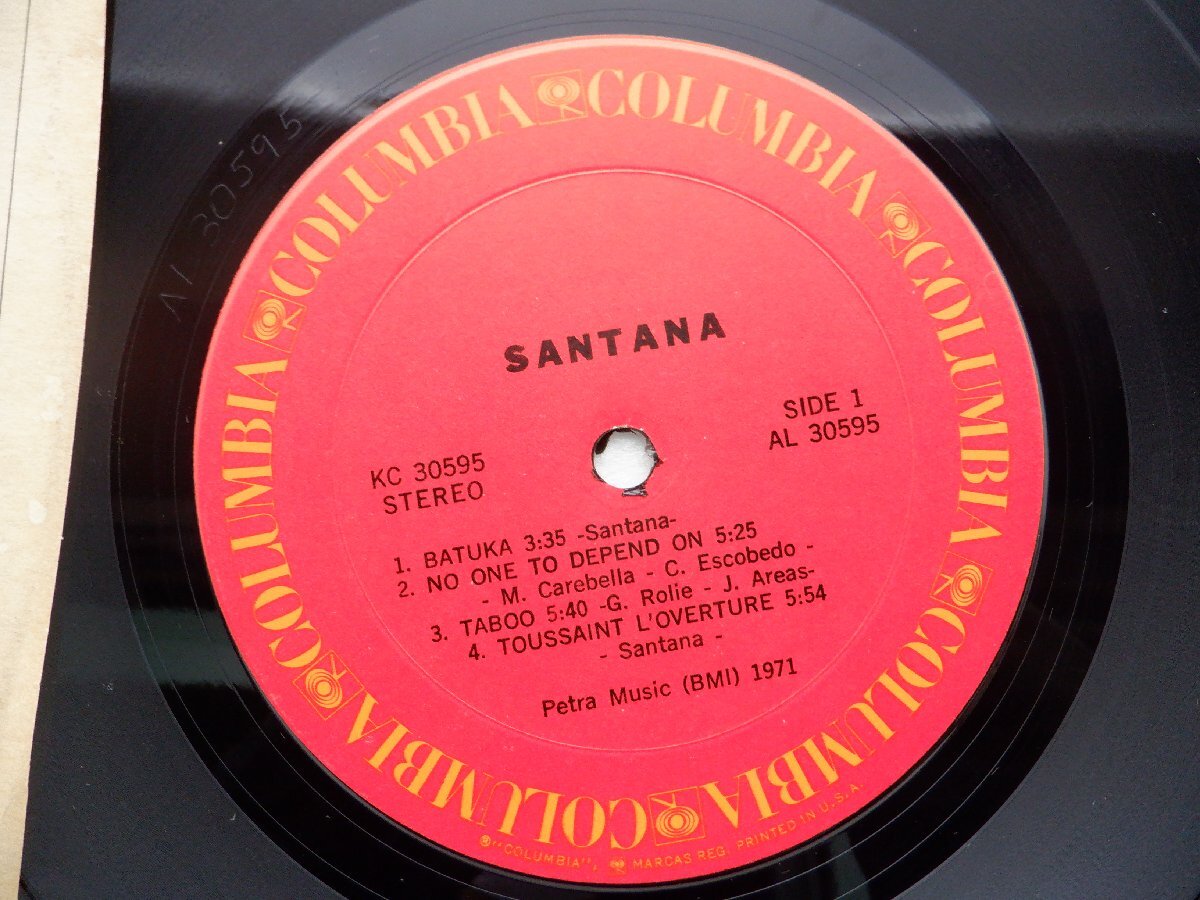 Santana「Santana」LP（12インチ）/Columbia(KC 30595)/洋楽ロック_画像2