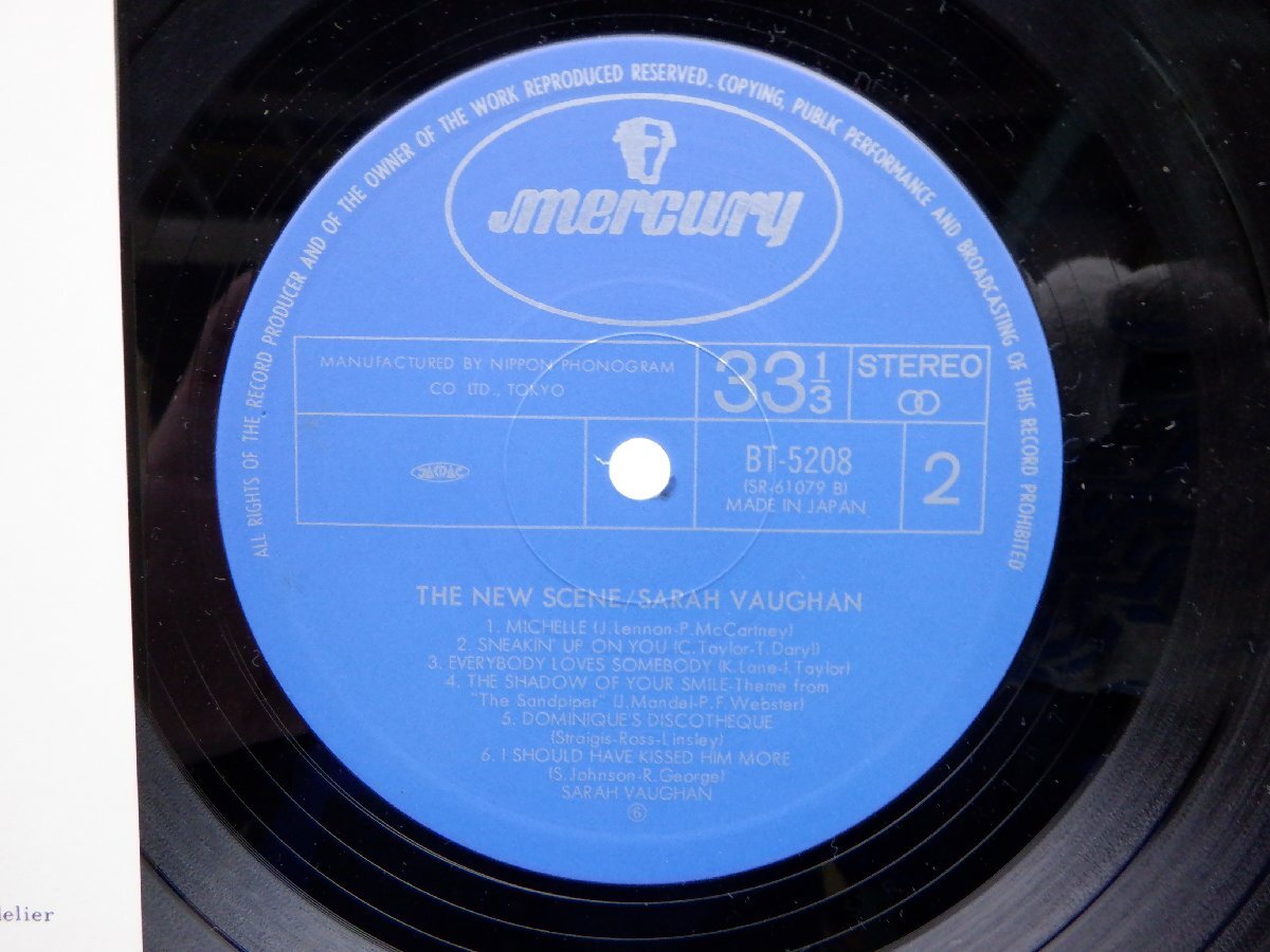 Sarah Vaughan「The New Scene」LP（12インチ）/Mercury(BT-5208)/ジャズ_画像2