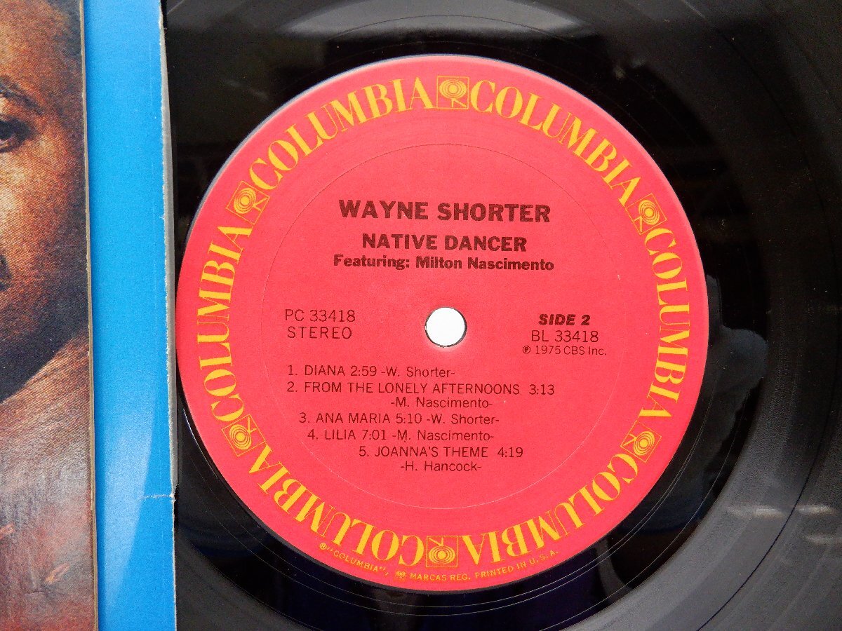 Wayne Shorter(ウェイン・ショーター)「Native Dancer」LP（12インチ）/Columbia(PC 33418)/Jaz_画像2