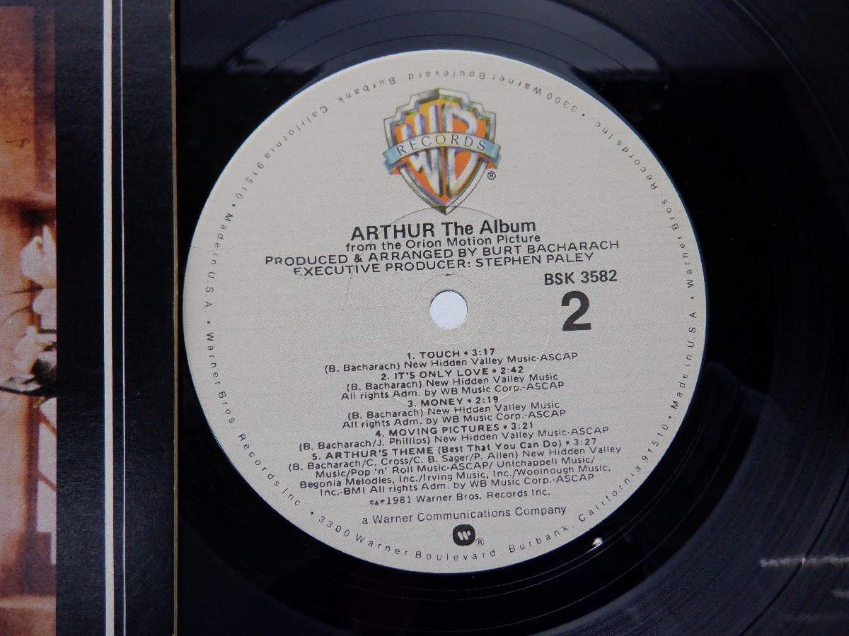 Various「Arthur The Album」LP（12インチ）/Warner Bros. Records(BSK 3582)/テレビ映画舞台音楽_画像2