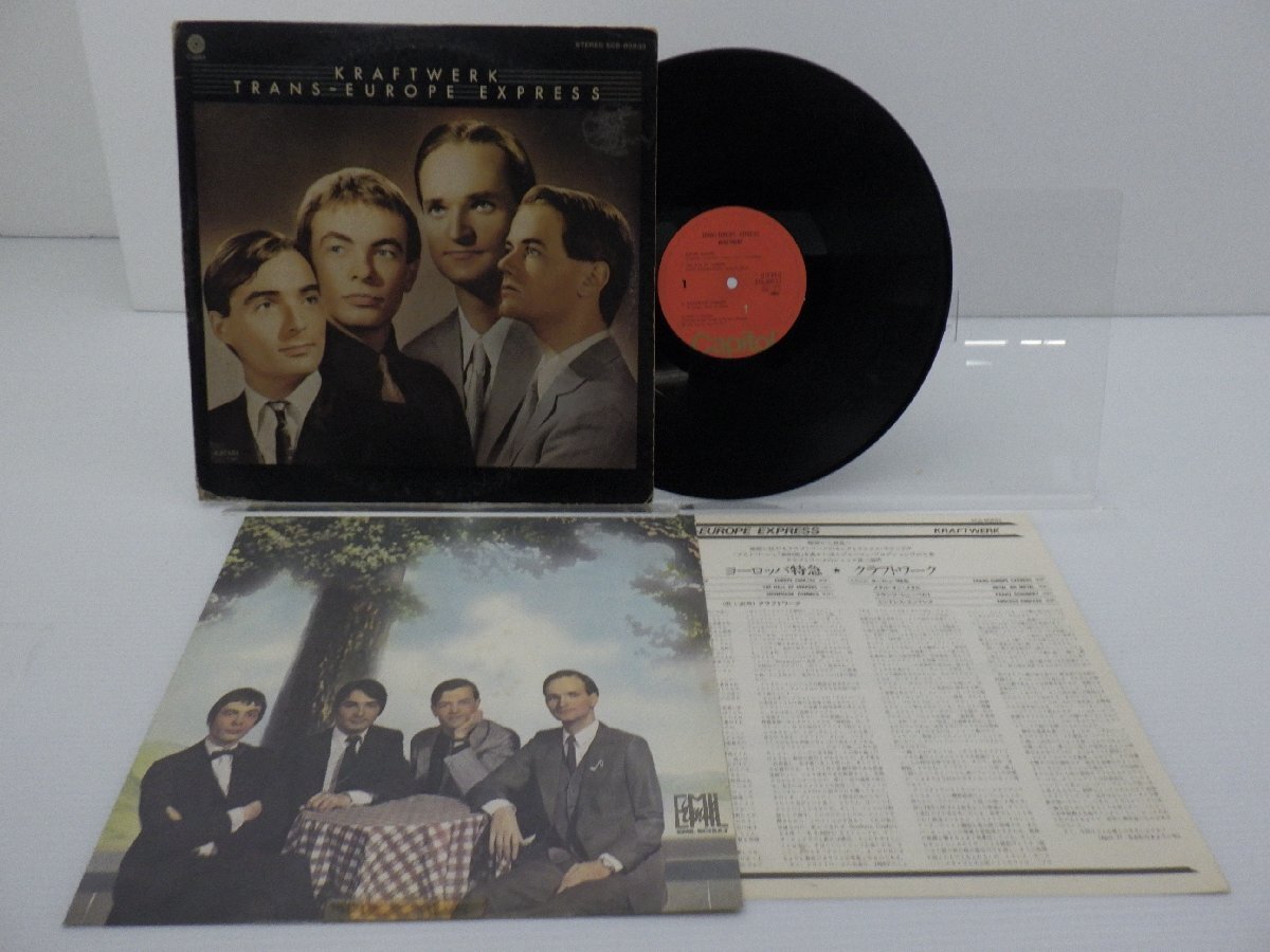 Kraftwerk(クラフトワーク)「Trans-Europe Express(ヨーロッパ特急)」LP（12インチ）/Capitol Records(ECS-80833)/テクノ_画像1