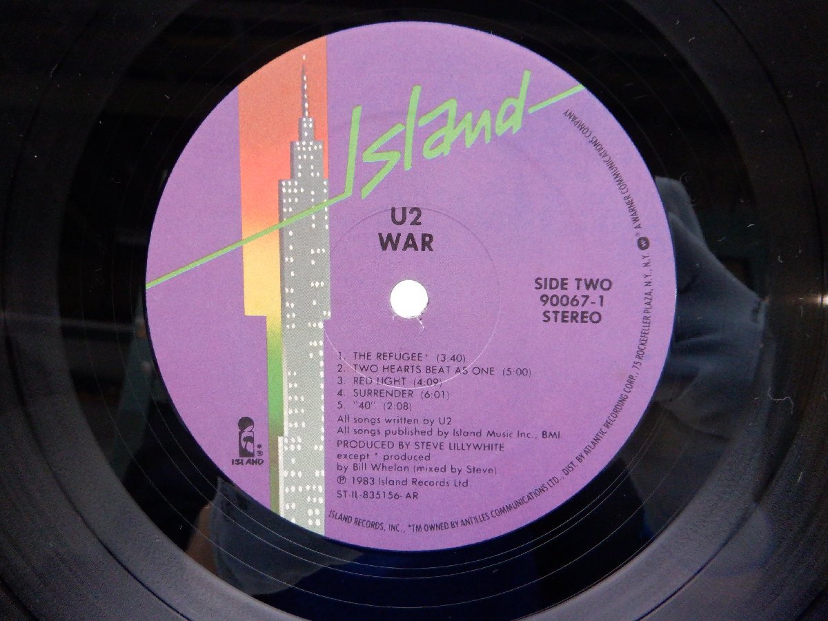 U2(ユー・ツー)「War(ウォー)」LP（12インチ）/Island Records(90067-1)/ロック○_画像2