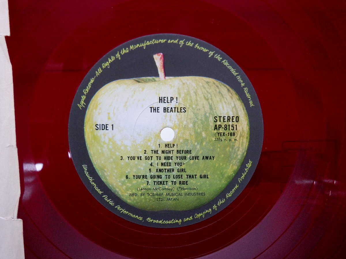 The Beatles(ビートルズ)「Help!(4人はアイドル/ヘルプ！)」LP（12インチ）/Apple Records(AP-8151)/洋楽ロック_画像2