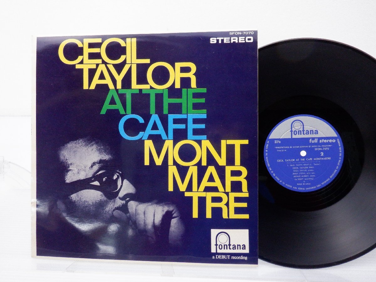 Cecil Taylor(セシル・テイラー)「Live At The Cafe Montmartre(カフェ・モンマルトルのセシル・テイラー)」Fontana(SFON-7070)/Jazzの画像1