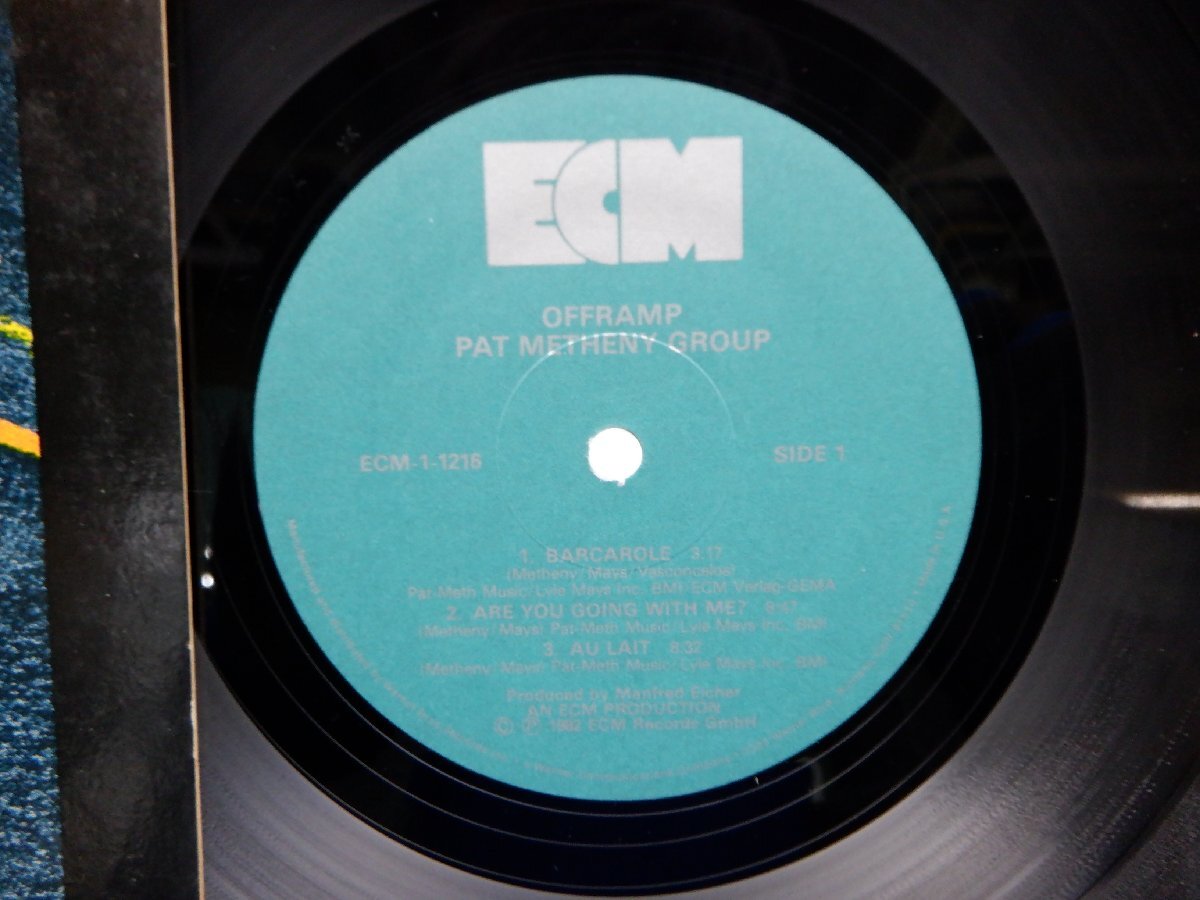 Pat Metheny Group「Offramp」LP（12インチ）/ECM Records(ECM 1216)/Electronic_画像2