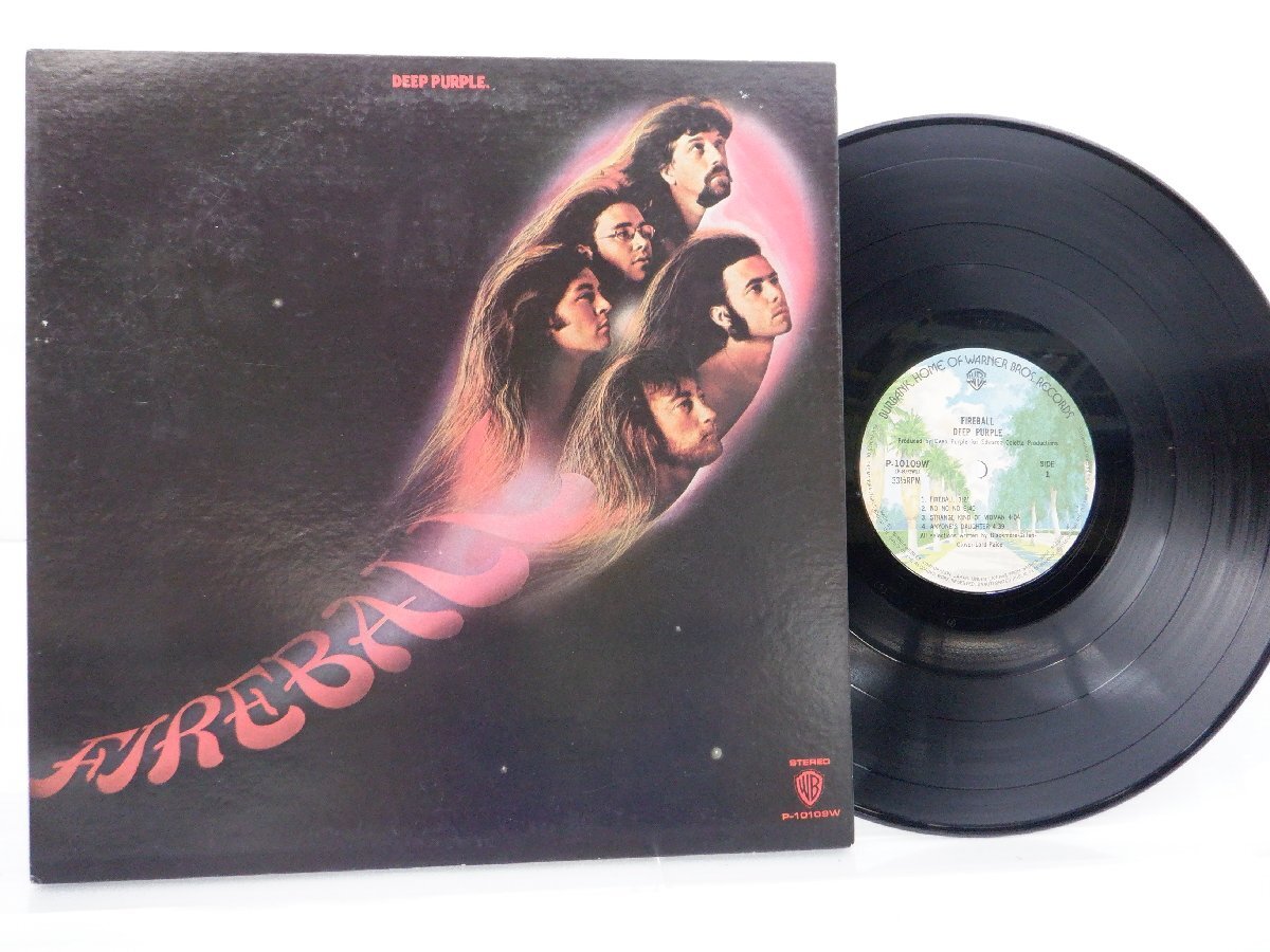 Deep Purple(ディープ・パープル)「Fireball(ファイア・ボール)」LP（12インチ）/Warner Bros. Records(P-10109W)/ロック_画像1