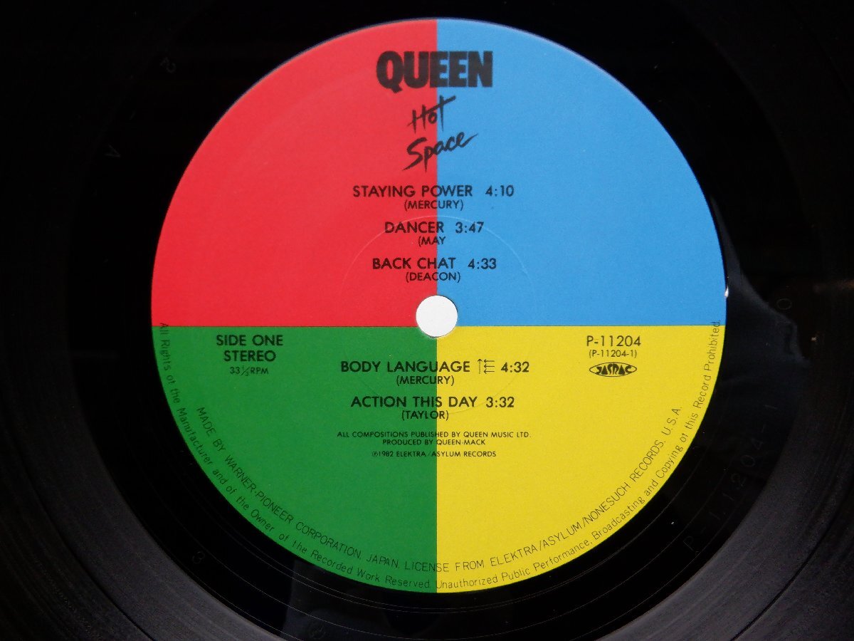 Queen(クイーン)「Hot Space」LP（12インチ）/Elektra(P-11204)/ロック_画像2