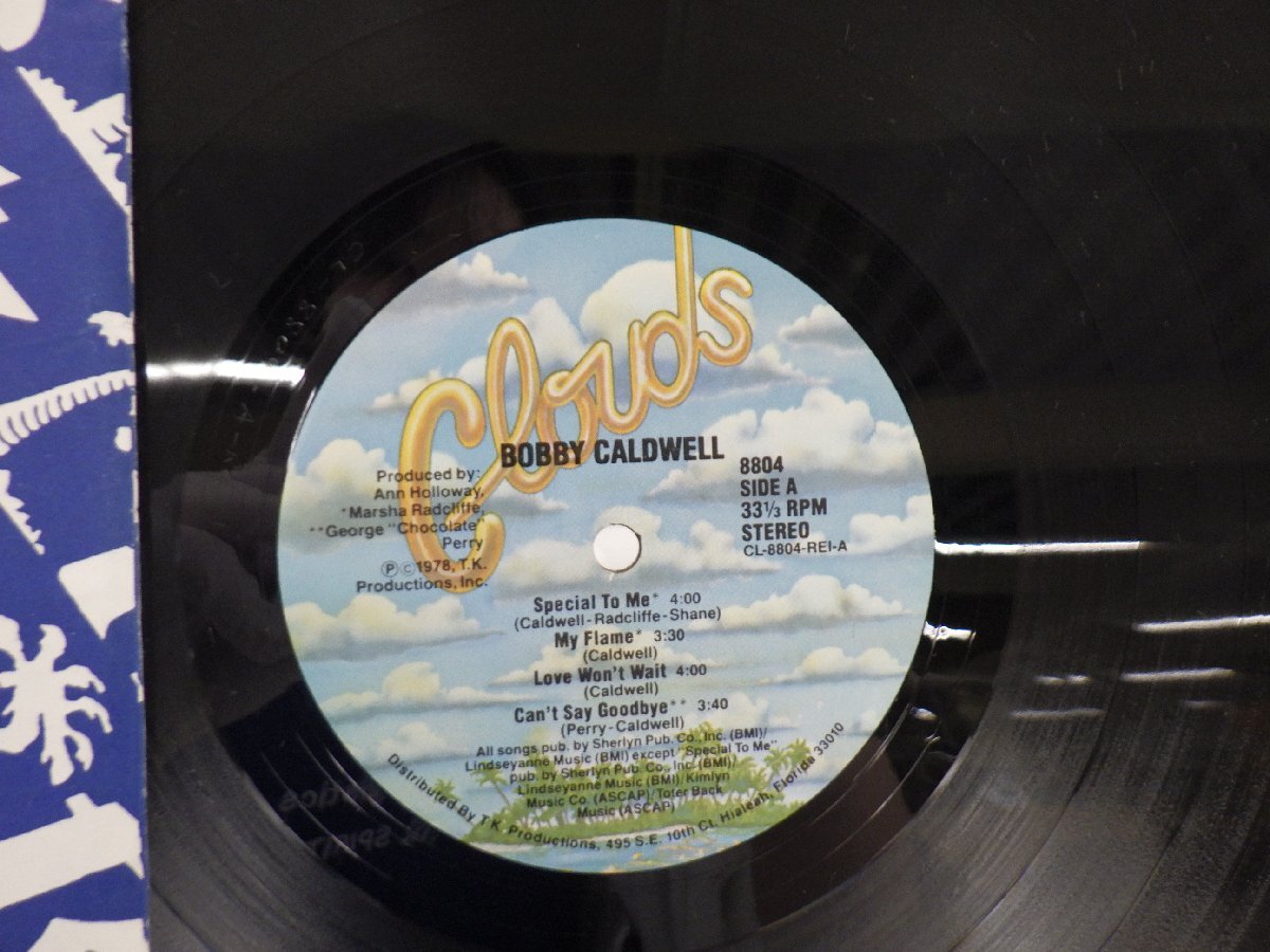 Bobby Caldwell(ボビー・コールドウェル)「Bobby Caldwell(ボビー・コールドウェル)」LP（12インチ）/Clouds(CL-8804)/R&B_画像2