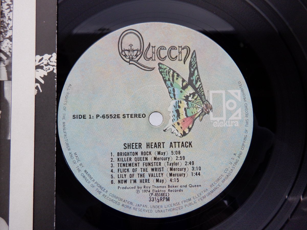 Queen(クイーン)「Sheer Heart Attack(シアー・ハート・アタック)」LP（12インチ）/Elektra(P-6552E)/ロック_画像2